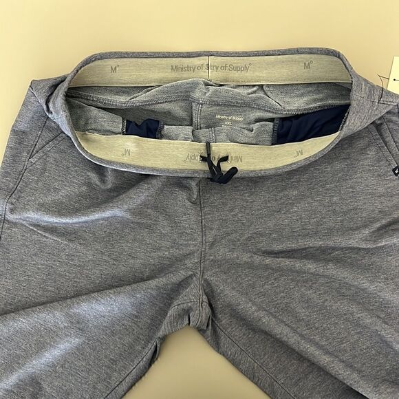 NWT Ministry Of Supply Women’s Fusion Terry Jogger in Indigo Heather Size XXL - Picture 12 of 15